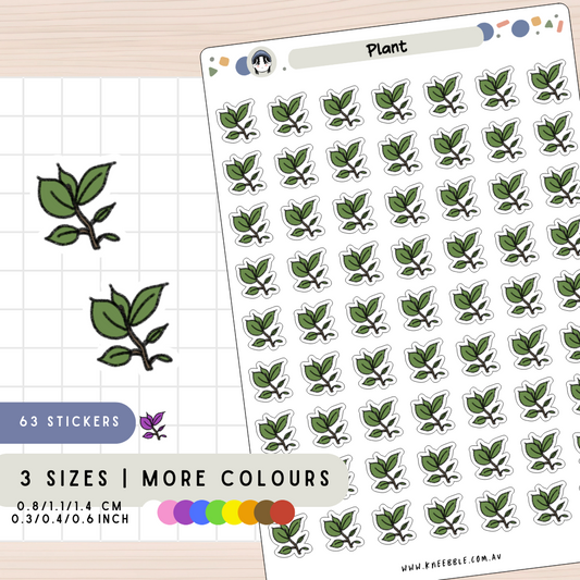 Plant Nature Planner Stickers