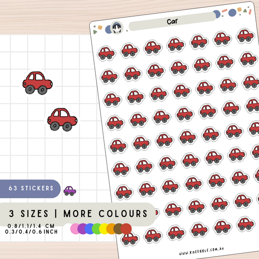 Car Vehicle Planner Stickers
