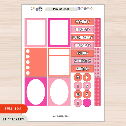 Colour Planner Kit - Week And Month Planner Stickers
