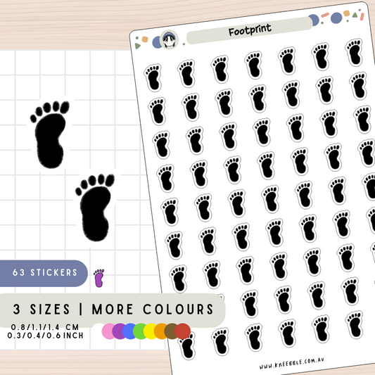 Footprint Planner Stickers