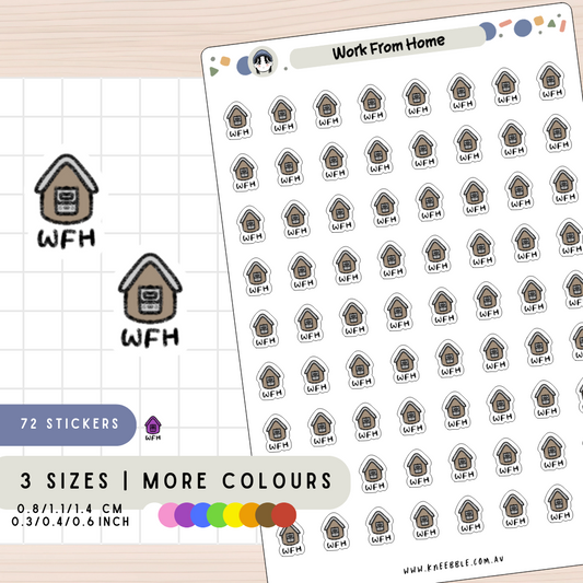 Work From Home Planner Stickers