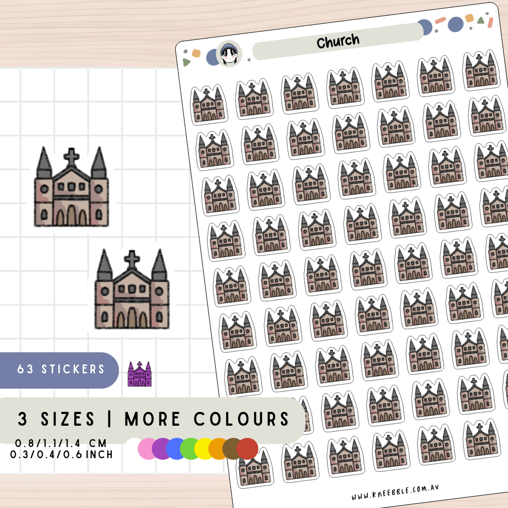 Church Planner Stickers