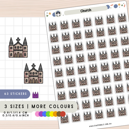 Church Planner Stickers
