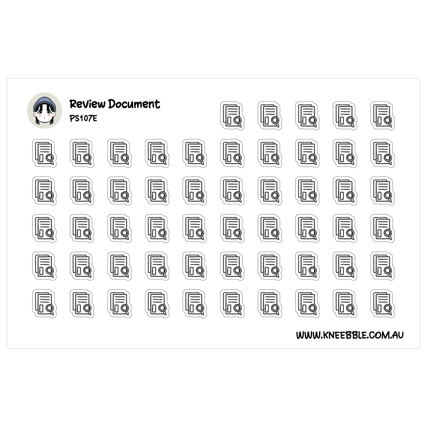 a grid of black and white icons representing various document-related icons, such as folders, files, and other document-related symbols.
