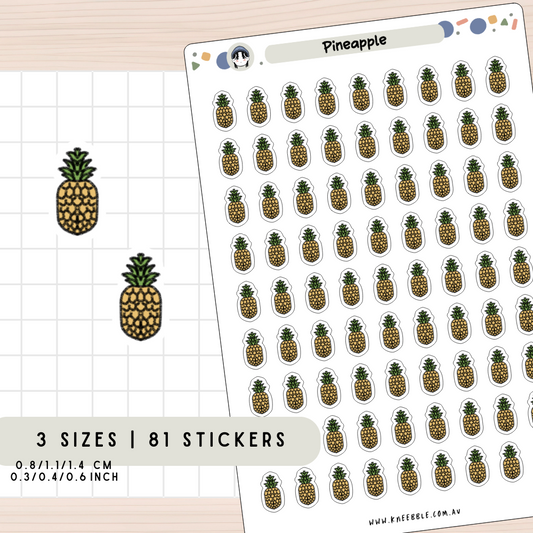 Pineapple Planner Stickers