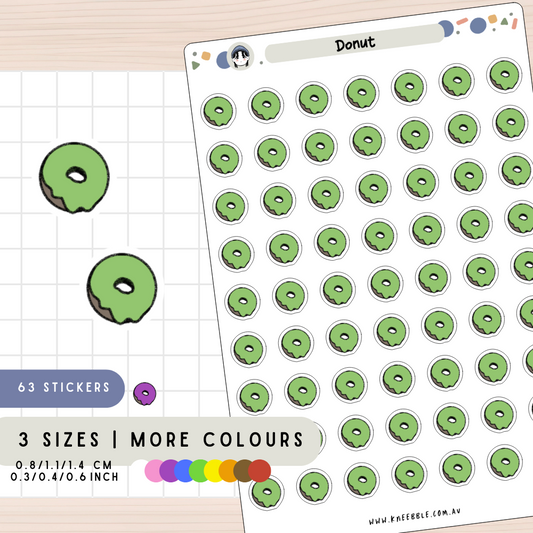 Donut Dessert Planner Stickers