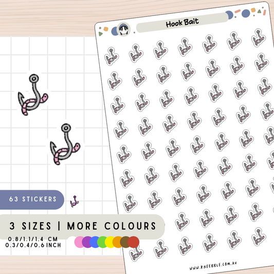 Hook Bait Planner Stickers