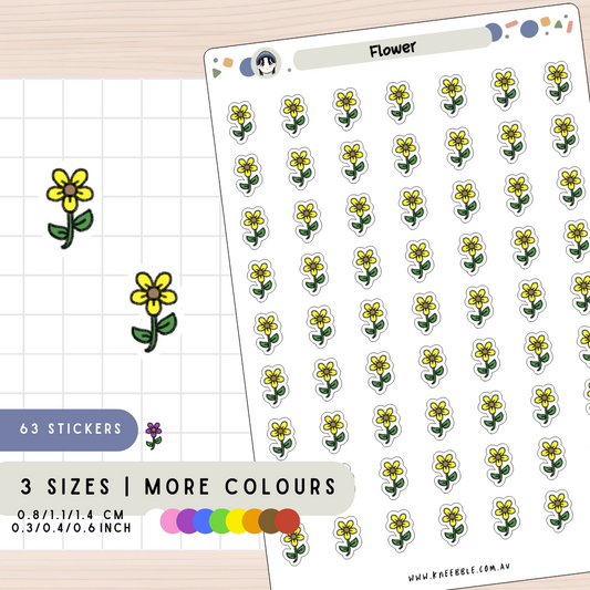 Sunflower Nature Planner Stickers