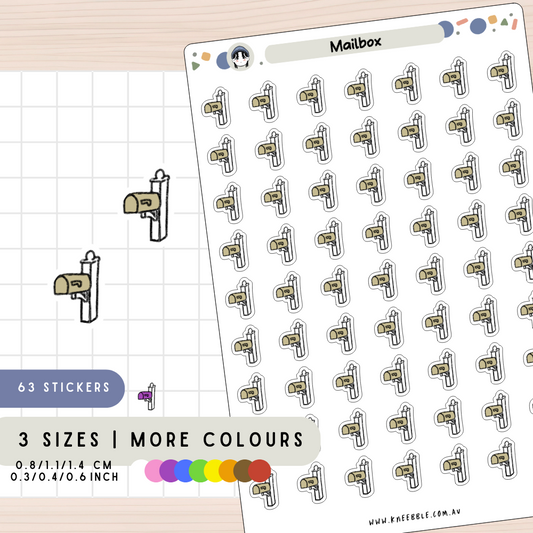Mailbox Delivery Planner Stickers