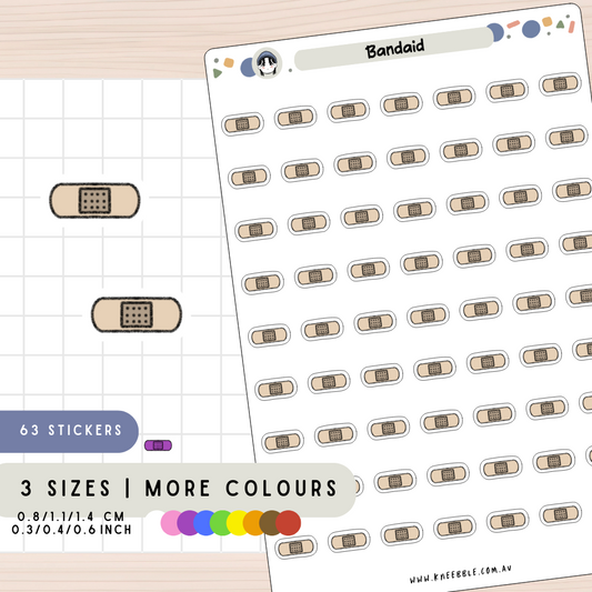 Bandaid Planner Stickers