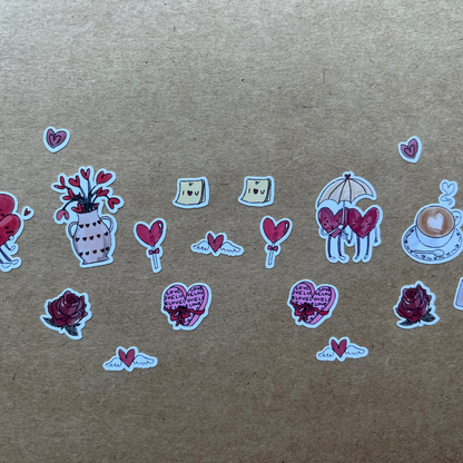 Love Planner Sticker Sheet