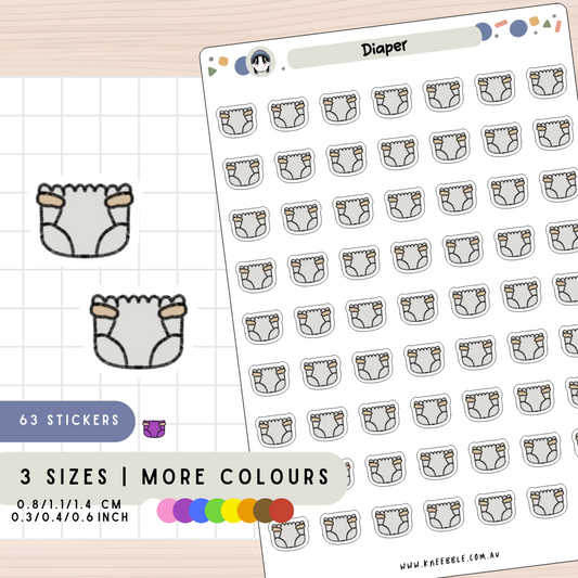Diaper Planner Stickers
