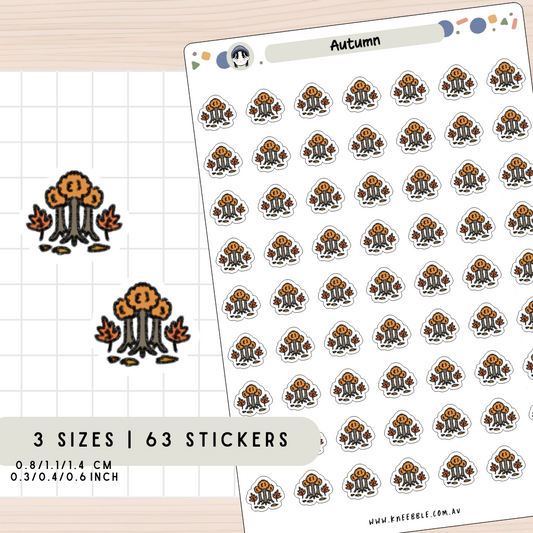 Autumn Season Planner Stickers