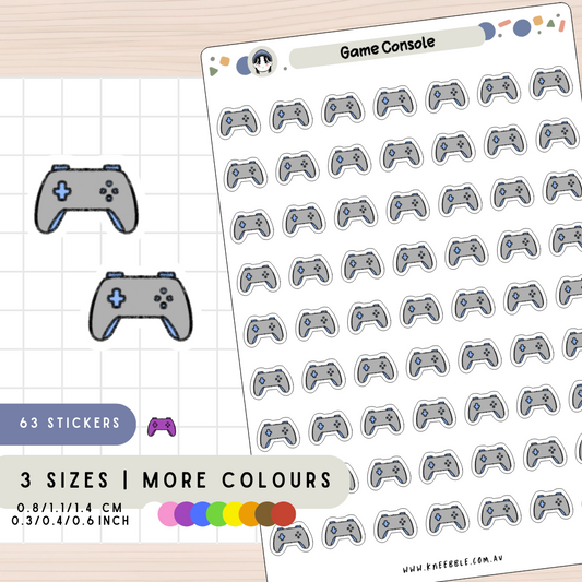 Video Game Console Planner Stickers