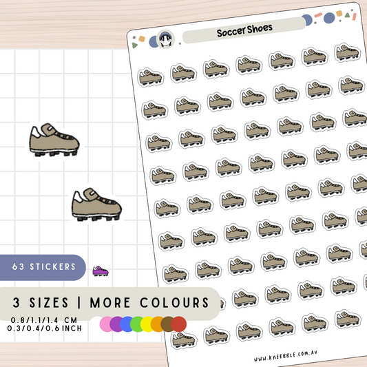 Soccer Shoes Planner Stickers