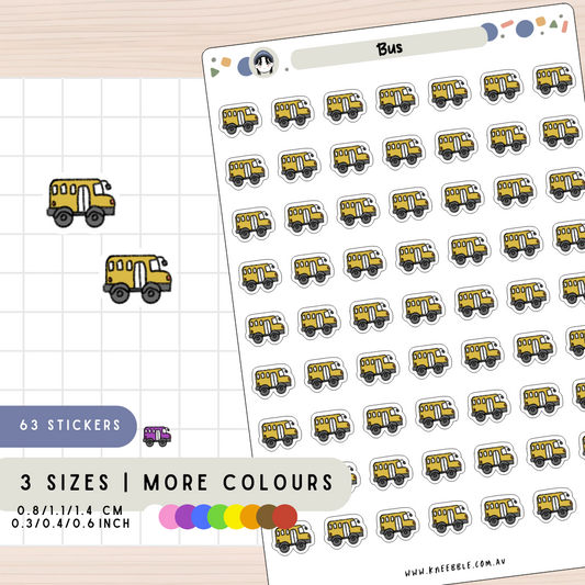 Bus Planner Stickers