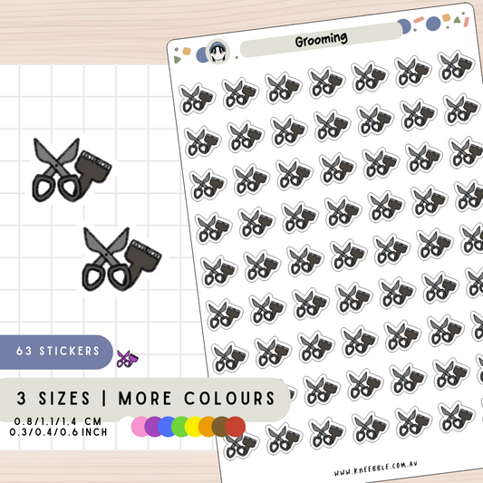 Grooming Planner Stickers