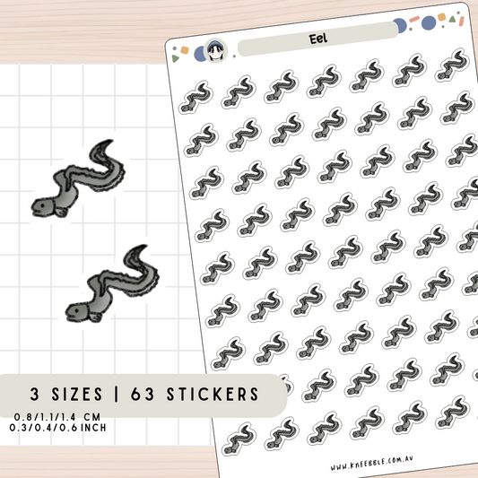 Eel Fish Planner Stickers