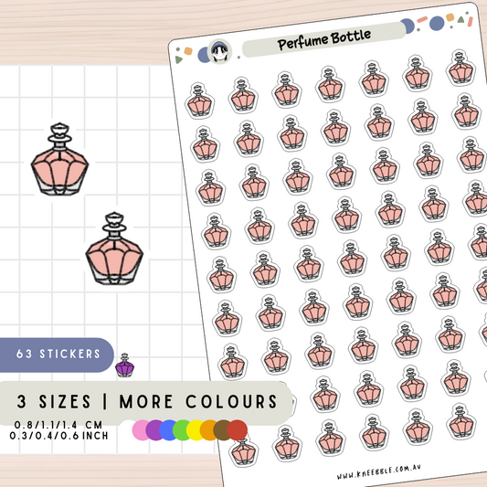 Perfume Fragrance Bottle Planner Stickers