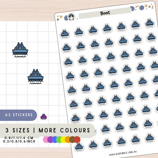 Boat Planner Stickers