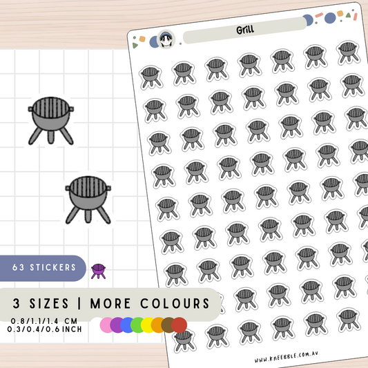 Grill Planner Stickers