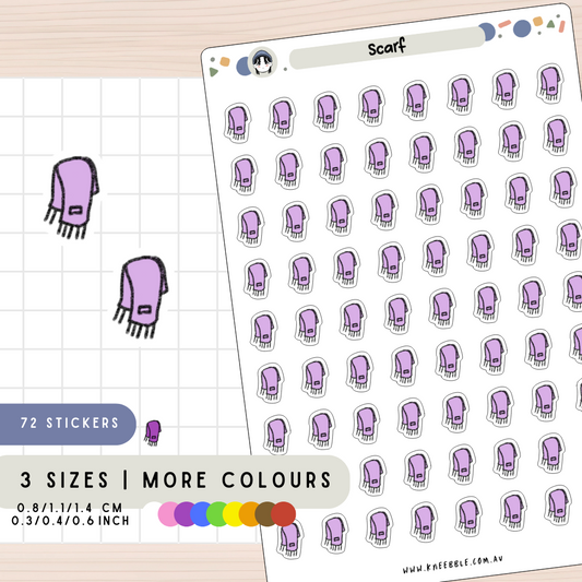 Scarf Planner Stickers