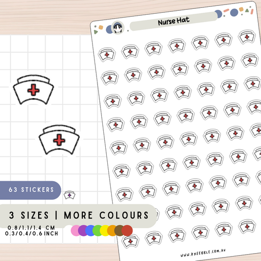 Nurse Medical Care Planner Stickers
