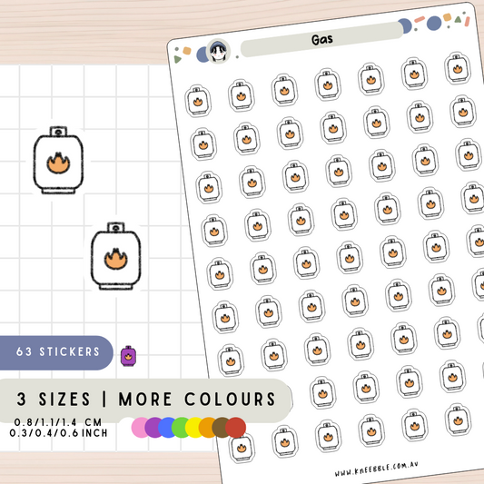 Gas Planner Stickers