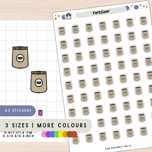 Fertilizer Planner Stickers