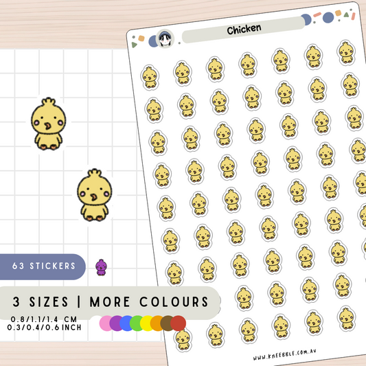 Chicken Planner Stickers