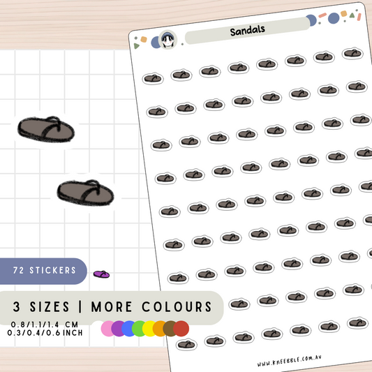 Sandals Planner Stickers