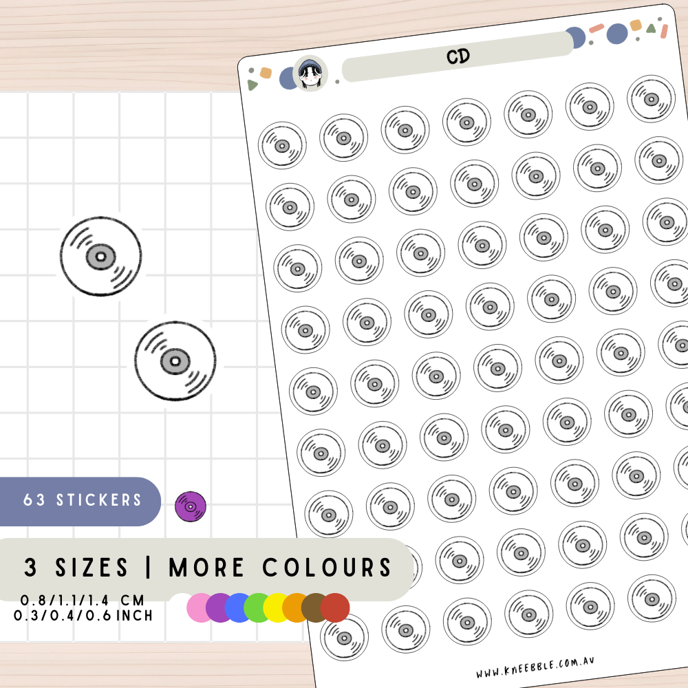 CD Planner Stickers