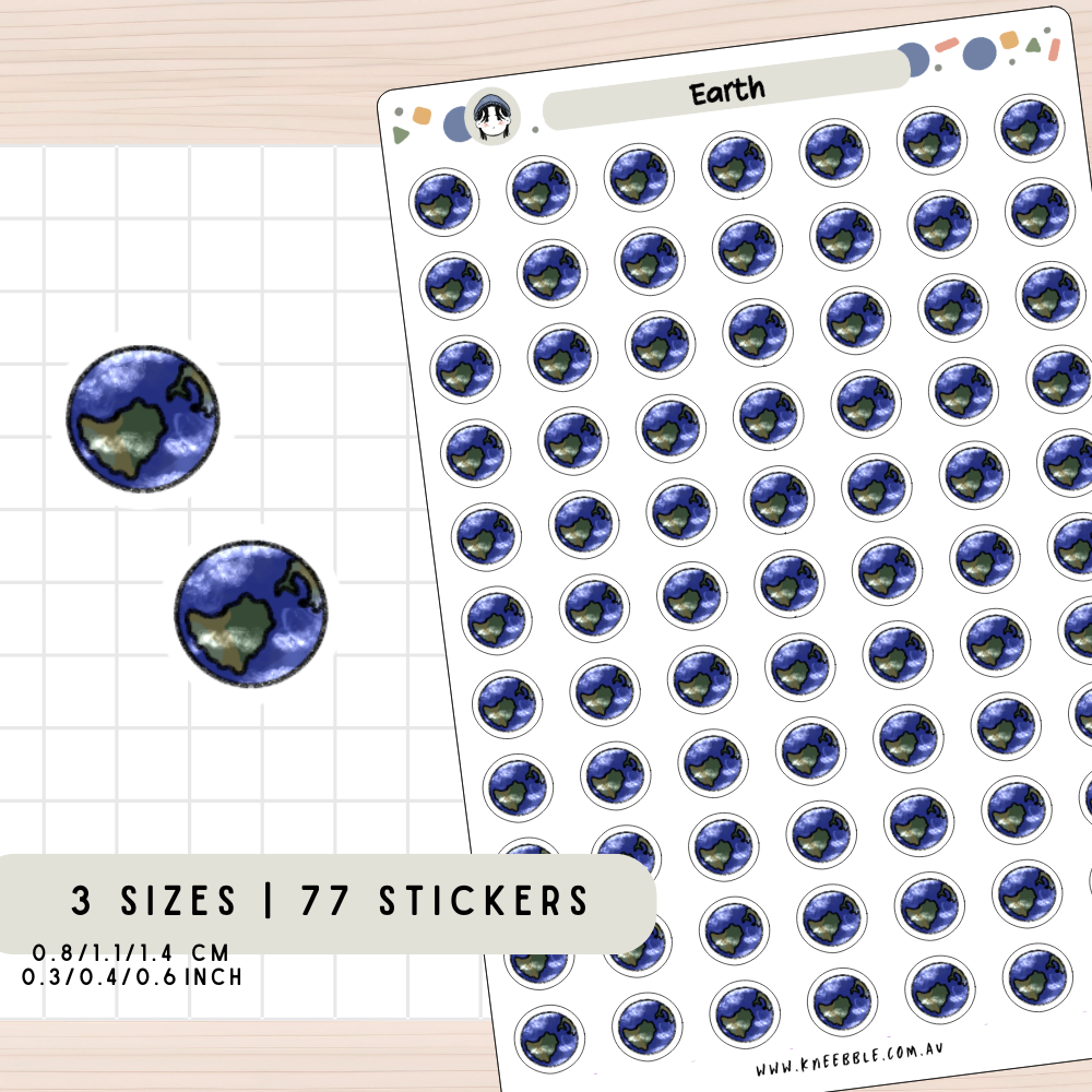 Earth Planner Stickers