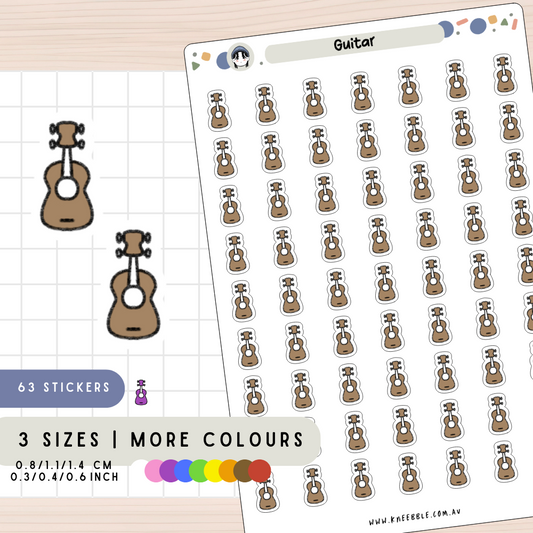 Guitar Planner Stickers