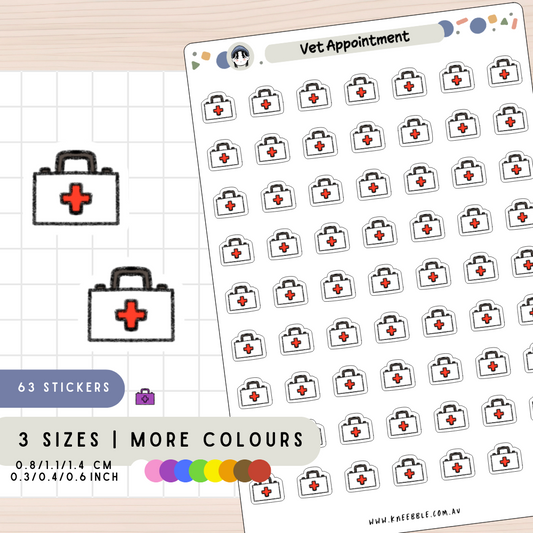 Vet Appointment Planner Stickers