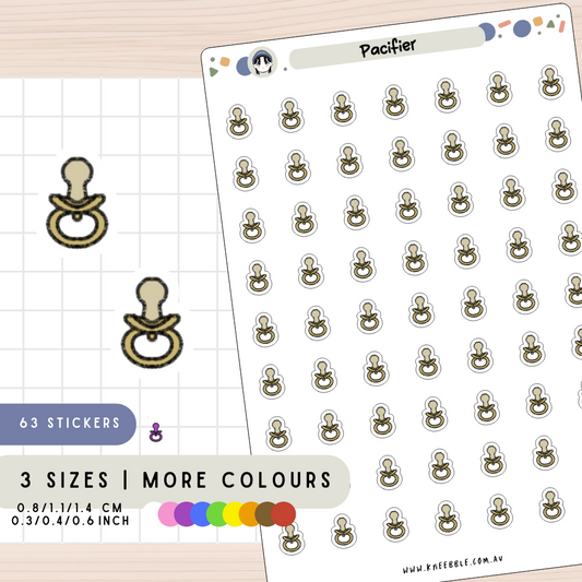 Pacifier Planner Stickers