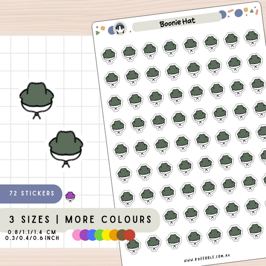 Boonie Hat Planner Stickers