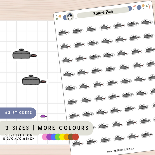 Sauce Pan Planner Stickers