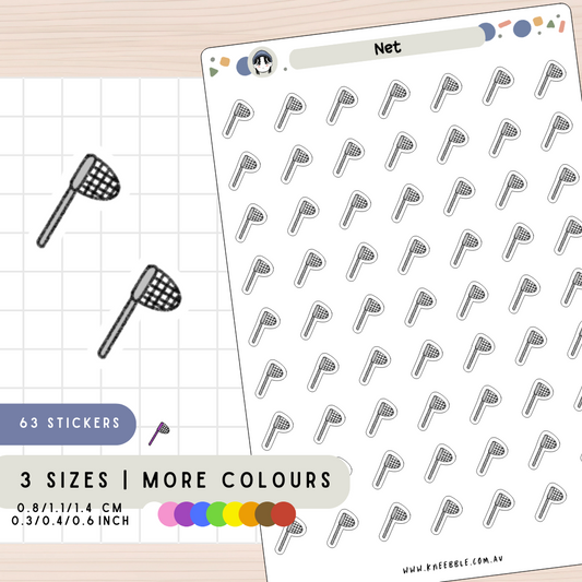 Fishing Net Planner Stickers