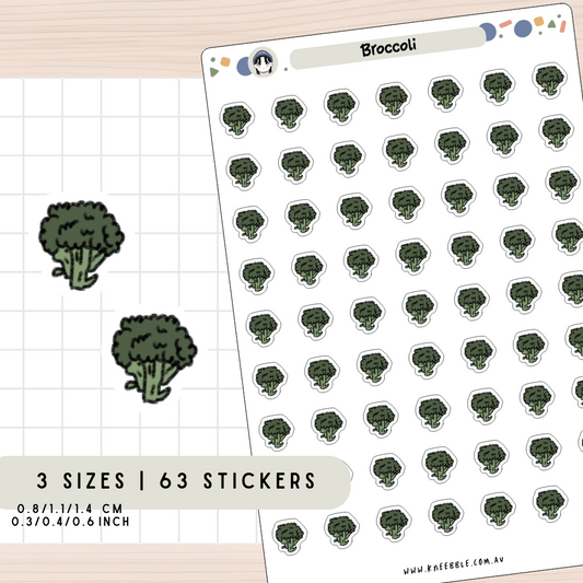 Broccoli Planner Stickers
