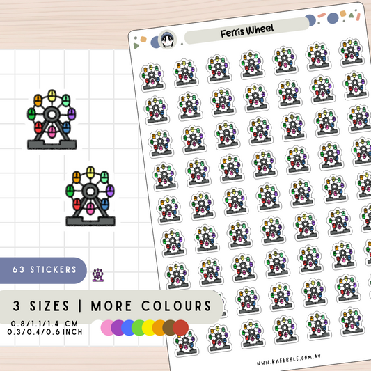 Ferris Wheel Ride Planner Stickers
