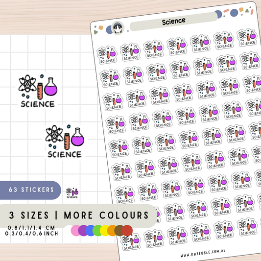 Science Planner Stickers