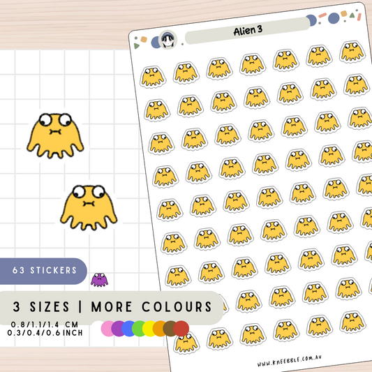 Alien 3 Creature Planner Stickers