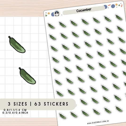 Cucumber Planner Stickers