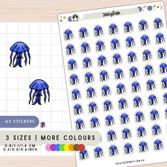 Jellyfish Ocean Planner Stickers
