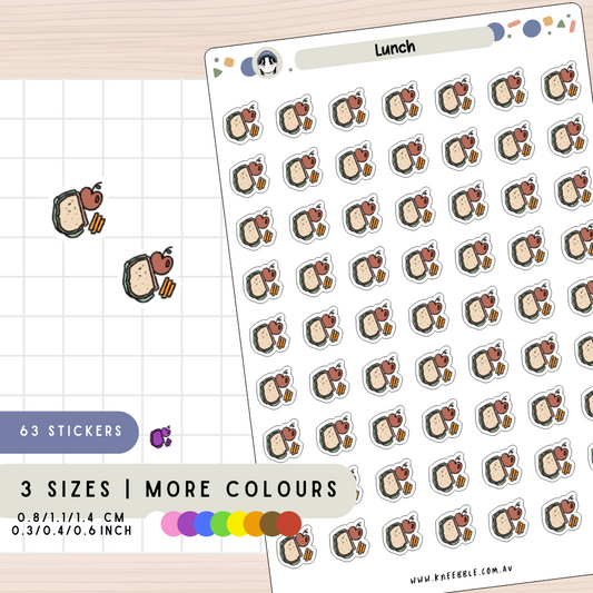 Lunch Meal Planner Stickers