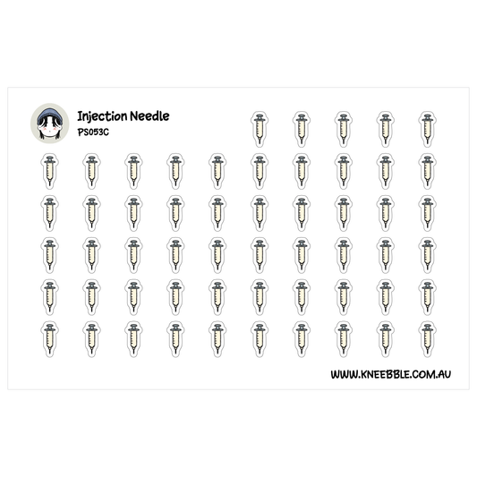 a grid of small, identical stickers arranged in rows and columns.