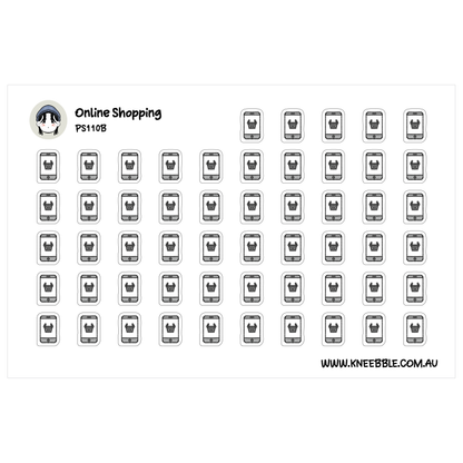 a grid of black and white icons, each depicting a smartphone. The icons are arranged in a repeating pattern, creating a visually cohesive design. The image does not contain any text, and the icons are not described in detail.