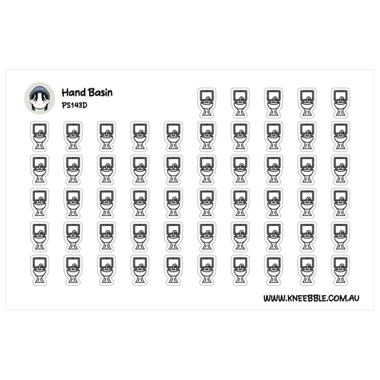 a grid of black and white icons depicting various toilet-related designs, such as a basin, a toilet seat, and a toilet bowl.