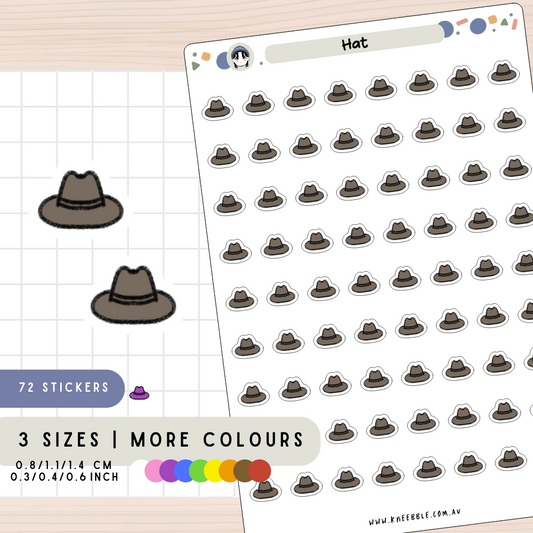 Hat Planner Stickers